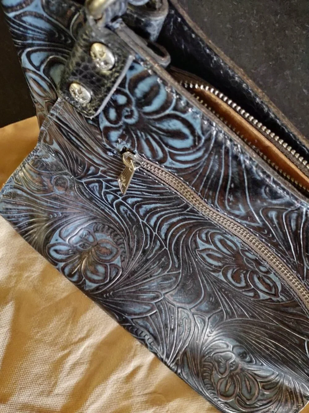 Patricia Nash Satchel Bag w/Matching Wallet - NWOT!